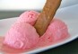Frambozen sorbet ijs